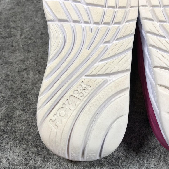 HOKA One One Recovery Slides Womens 7 Pink Cushioned Comfort Sandals - Picture 12 of 16